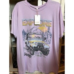 NEW! GB Jeep Graphic T-Shirt Size Large